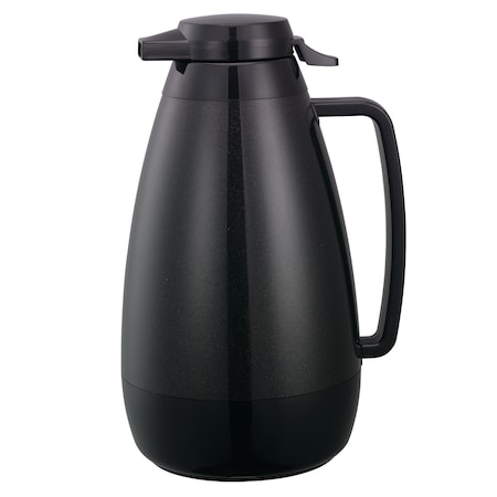 Service Ideas Thermo-Serv Push Button Server, 2L, Plastic, Black PB421BL